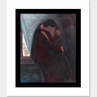 Edvard Munch - The Kiss Posters and Art